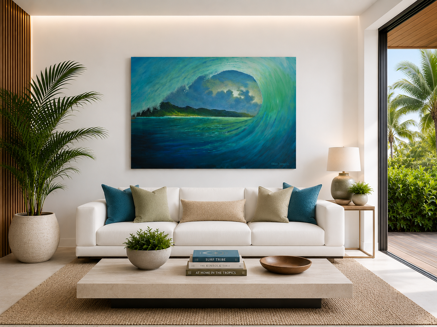High-End Tropical Island Art | One-of-a-Kind Tropical Paintings
